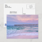 Good Morning Navarre Beach Pier Blank Briefkaart (Voorkant / Achterkant)