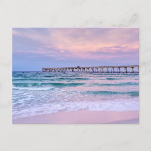 Good Morning Navarre Beach Pier Blank Briefkaart (Voorkant)