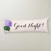 Good Morning Pink Hydrangea Body Pillow Lichaamskussen (Achterkant)