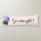 Good Morning Pink Hydrangea Body Pillow Lichaamskussen (Achterkant)