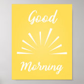 Good Morning Poster (Voorkant)