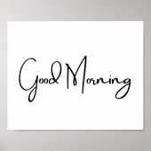 Good Morning Poster (Voorkant)