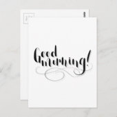 Good Morning Print Briefkaart (Voorkant / Achterkant)