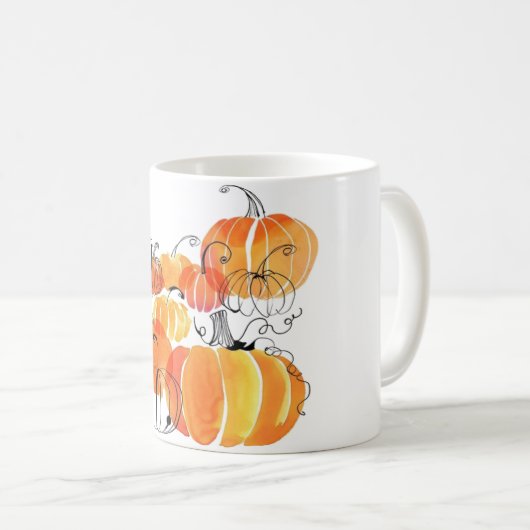 Good Morning Pumpkin Coffee Mok (Voorkant rechts)