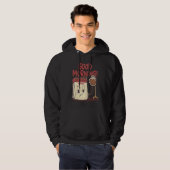 Good Morning Pun Monday Lazy People Caffeine Coffe Hoodie (Voorkant volledig)