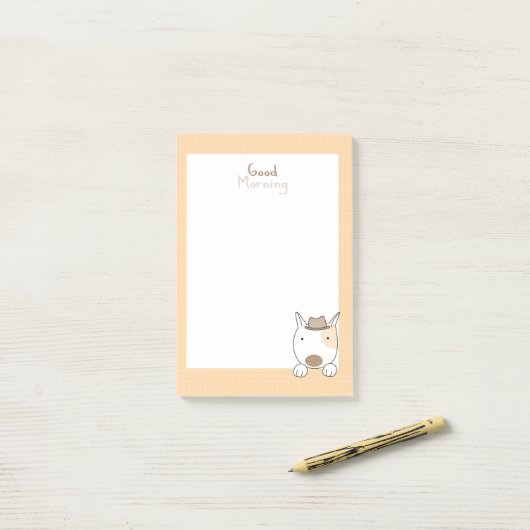 Good Morning Puppy Post-it Notes (Op bureau)