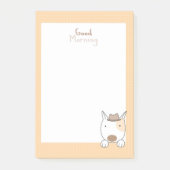 Good Morning Puppy Post-it Notes (Voorkant)