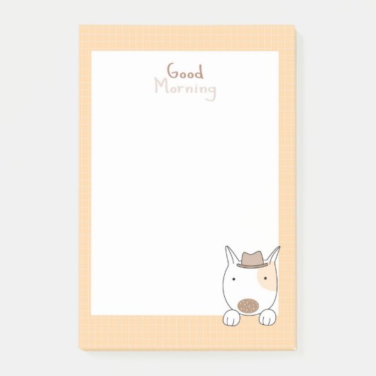 Good Morning Puppy Post-it Notes (Voorkant)