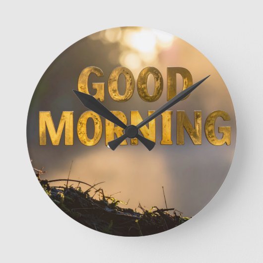 Good morning ronde klok (Voorkant)