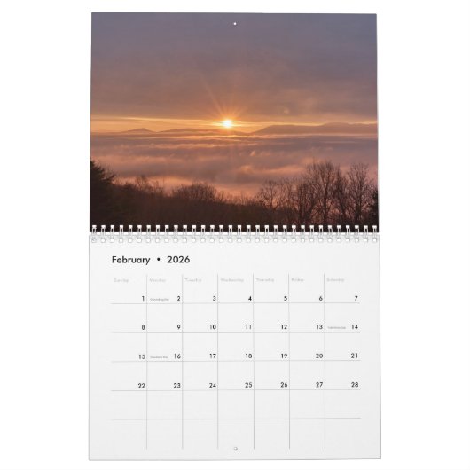 Good Morning Shenandoah Valley Calendar Kalender (Feb 2026)
