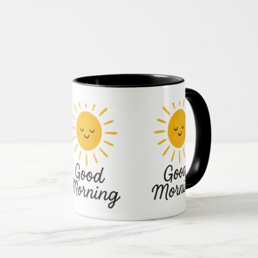 Good Morning smile Mug Mok (Voorkant rechts)