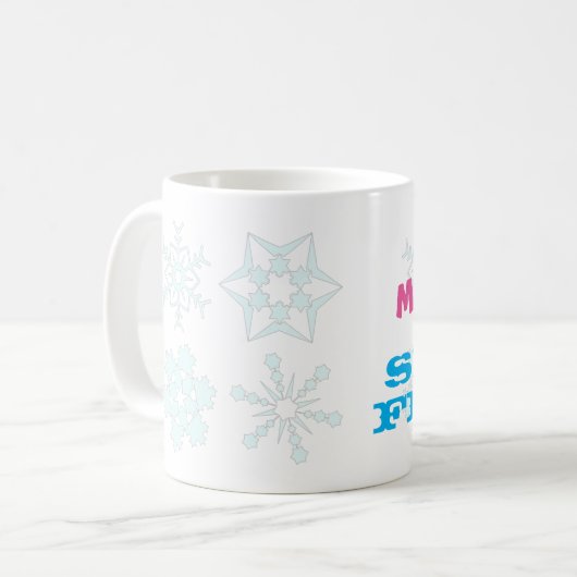Good Morning Snowflake Koffiemok (Voorkant links)