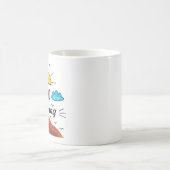 Good Morning Sunrise on Hill – Inspiring Morning Magische Mok (Center)