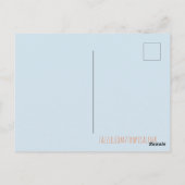 Good Morning Sunrise Sandy Tropical Beach Briefkaart (Achterkant)