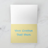 Good Morning Sunrise Sandy Tropical Beach Kaart (Binnen)