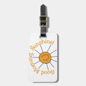 Good Morning Sunshine Bagagelabel (Voorkant verticaal)