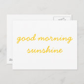 Good Morning Sunshine Briefkaart (Voorkant / Achterkant)