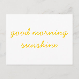 Good Morning Sunshine Briefkaart