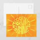 Good Morning, Sunshine. Briefkaart (Voorkant / Achterkant)