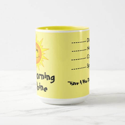 Good Morning Sunshine Coffee Mok (Midden)