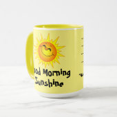 Good Morning Sunshine Coffee Mok (Voorkant links)