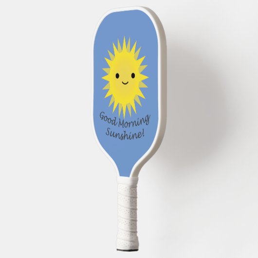 Good Morning Sunshine Cute Kawaii Sun Pickleball Paddle (Links)