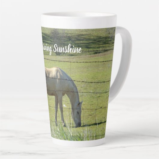 Good Morning Sunshine, Hot Beverage Tall Mug Latte Mok (Rechterhoek)