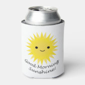 Good Morning Sunshine Kawaii Sun Blikjeskoeler (Blikje Voorkant)