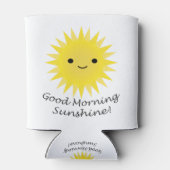 Good Morning Sunshine Kawaii Sun Blikjeskoeler (Achterkant)