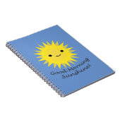 Good Morning Sunshine Kawaii Sun Notitieboek (Rechterzijde)