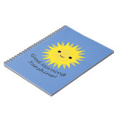 Good Morning Sunshine Kawaii Sun Notitieboek (Linkerzijde)