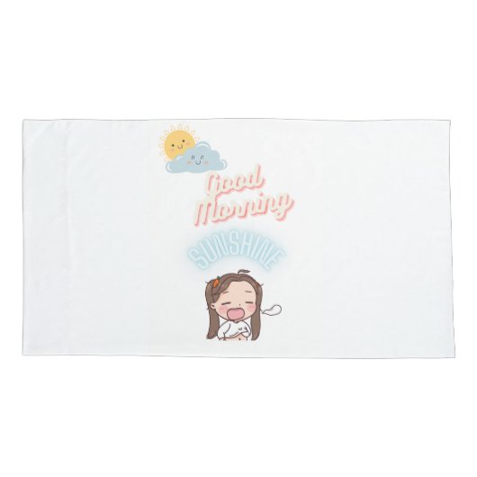 Good Morning Sunshine kussen hoesje Kussensloop (Achterkant-Links)