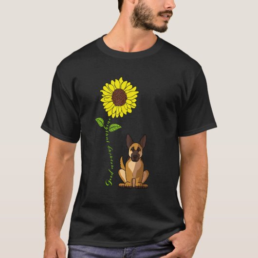 Good Morning Sunshine Love My German Shepherd Dog T-shirt (Voorkant)