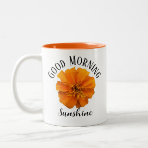 Good Morning Sunshine Marigold Tweekleurige Koffiemok