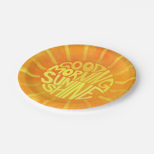 Good Morning, Sunshine. Papieren Bordje (Gekanteld)