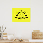 Good Morning Sunshine Poster (Keuken)