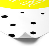 Good Morning Sunshine | Poster Polka Dots (Hoek)