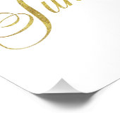 Good Morning Sunshine Quote Faux Gold Foil Quottes Foto Afdruk (Hoek)