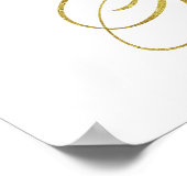 Good Morning Sunshine Quote Faux Gold Foil Quottes Poster (Hoek)