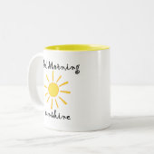 Good Morning Sunshine (R) Tweekleurige Koffiemok (Voorkant links)