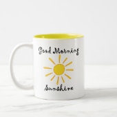 Good Morning Sunshine (R) Tweekleurige Koffiemok (Links)
