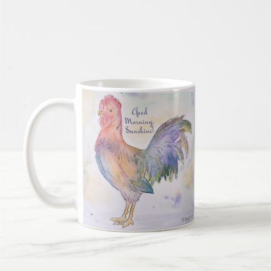 Good Morning Sunshine Rooster Koffiemok (Links)