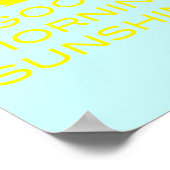Good Morning Sunshine - Square Poster (Hoek)