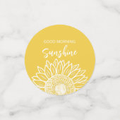Good Morning Sunshine Sunflower Confetti (Kleine voorkant)