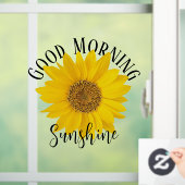Good Morning Sunshine Sunflower Raamsticker (Huis)