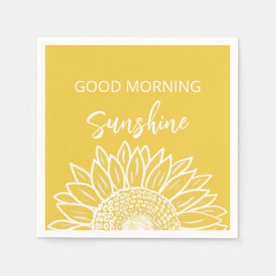 Good Morning Sunshine Sunflower Servet