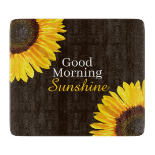 Good Morning Sunshine Sunflower Snijplank