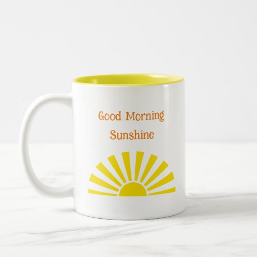 Good Morning Sunshine Sunrays Coffee Mok (Links)