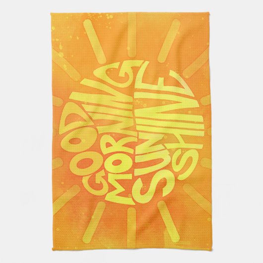 Good Morning, Sunshine. Theedoek (Verticaal)