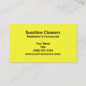 Good Morning Sunshine Visitekaartje (Achterkant)